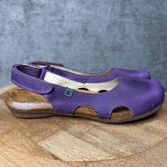 El Naturalista Womens Wakataua N433-Z Slingback Sandals Lila EU 39 US 8.5 - Picture 3 of 8
